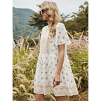 boho casual mini dress