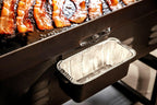2-Burner 28" Griddle with Electric Air Fryer and Hood - Black