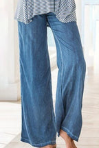 Casual thin-fit loose jeans