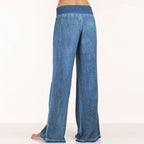 Casual thin-fit loose jeans