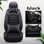 5-seat All-inclusive Car Seat Cover PU Leather Four Seasons Universal Car Seat Protector Compatible With Five-seat Car Pickup Truck SUV Off-road