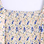 floral print vintage blouse