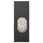 SmartCode 909 Satin Nickel Single Cylinder Electronic Deadbolt Featuring SmartKey Security