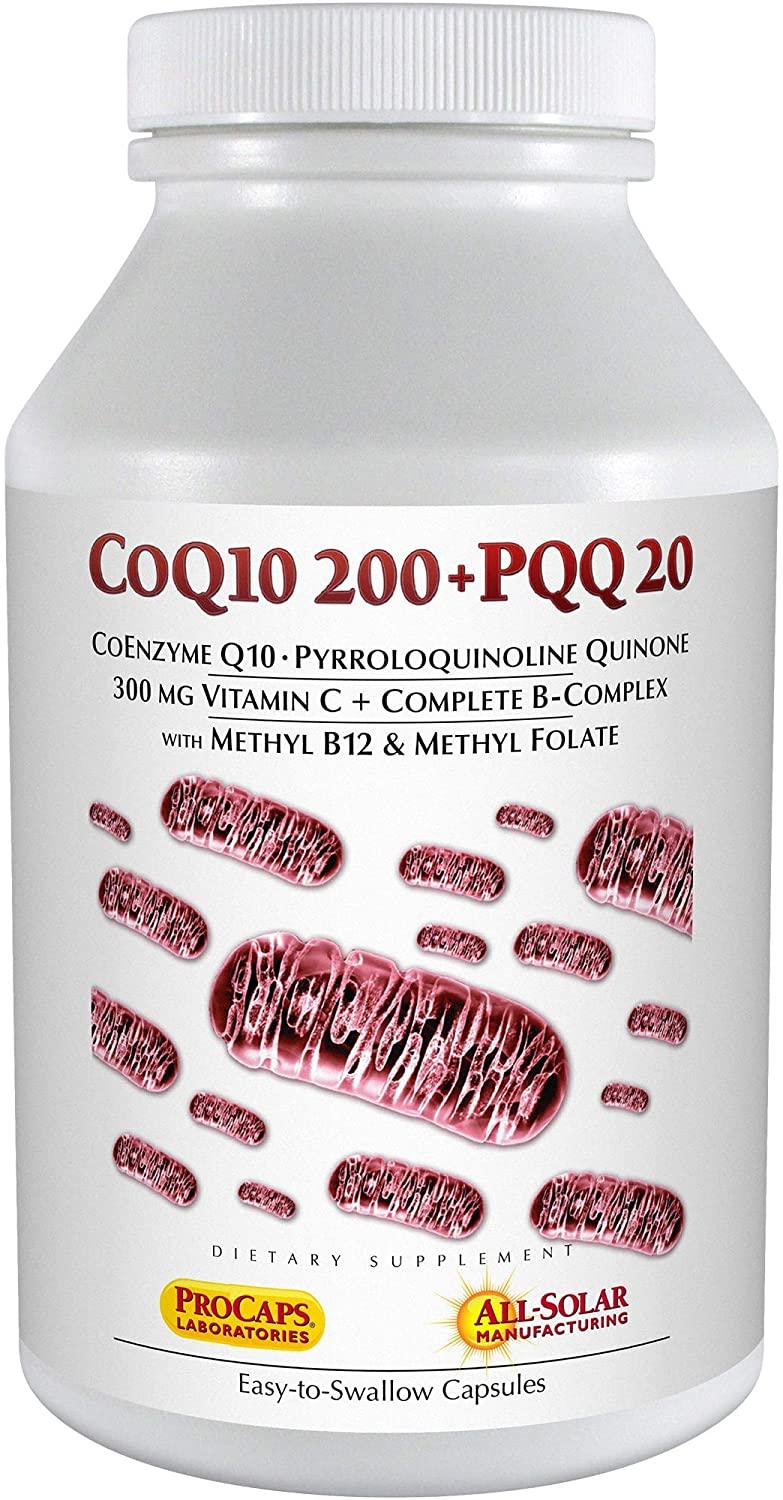 Andrew Lessman Coenzyme Q-10 200 Plus PQQ 20 - 240 Capsules – Maintains CoQ10 Levels, Optimum Cellular Energy, Promotes Energy Production, Supports Heart, Brain, Liver, Kidney, Pancreas. No Additives