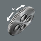 W- 5003535001 8100 SA 4 Zyklop Ratchet Set with 1/4" Drive, 41-Piece Set