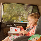 MunchkinBricaMagnetic Stretch to FitSun Shade and 360 Pivot Baby in-SightWide-Angle Adjustable Car Mirror