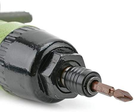 YEZIL Portable Pneumatic Product Industrial-Grade Powerful Wind Batch, Double Hammer Pneumatic Screwdriver, LarTorque Pneumatic Screwdriver Hand Tools Industrial