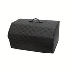 1pc Car Trunk Organizer StoraBox Collapsible Auto Cargo StoraContainer Toys Food StoraBag Car Stowing Automotive Accessories