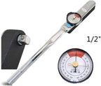 MXBAOHENG Drive Dial Torque Wrenches 1/2" Indicator Torquemeter Indicating Torque Tools with High Precision 354-1770in.lbs (40-200Nm)
