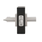 Halifax Satin Nickel Square Keyed Entry Door Lever Featuring SmartKey Security