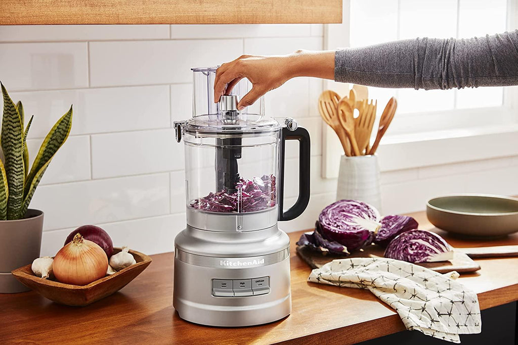 KitchenAid 13 Cup Food Processor, Contour Silver