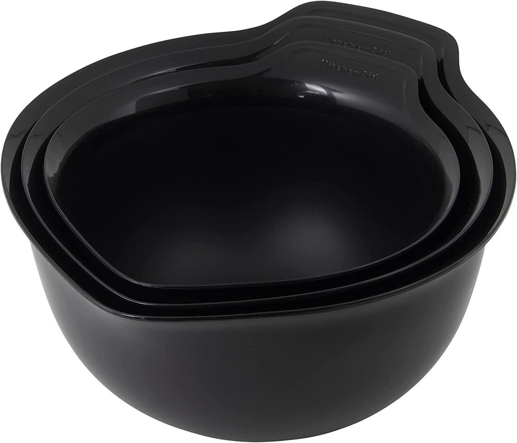 KitchenAid Universal Mixing Bowls, Set Of 3, Black