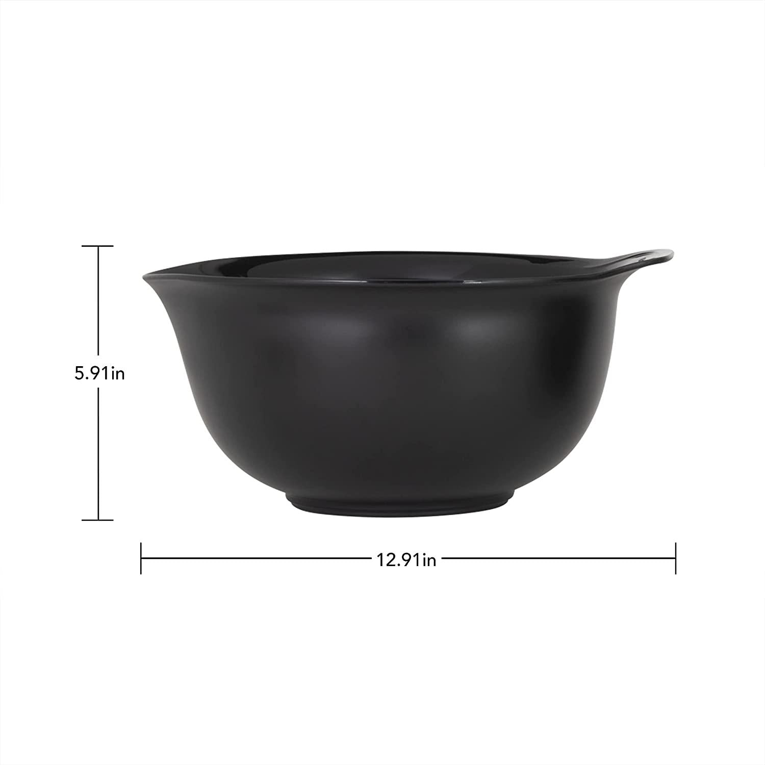 KitchenAid Universal Mixing Bowls, Set Of 3, Black