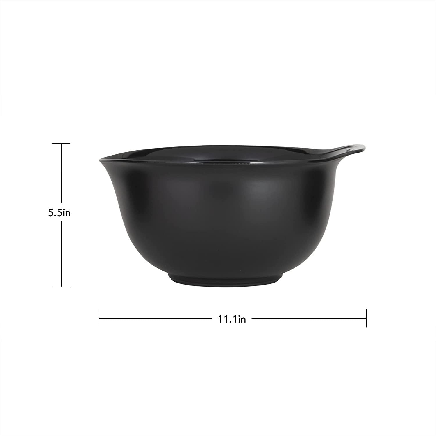 KitchenAid Universal Mixing Bowls, Set Of 3, Black