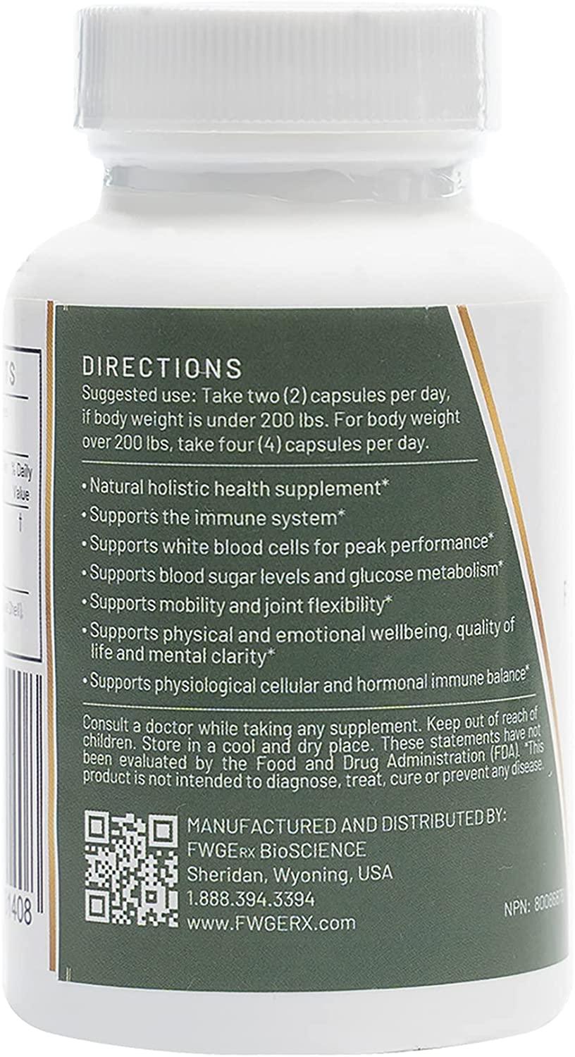 Spermidine Anti-Aging and Cell Renewal Premium Fermented Wheat Germ Extract, Autophagy Inducer, Holistic, Non-GMO, Gluten-Free, Sugar-Free, Vegan, Antioxidant, Natural, 6 Bottles 360 Capsules