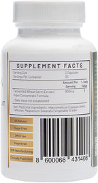 Spermidine Anti-Aging and Cell Renewal Premium Fermented Wheat Germ Extract, Autophagy Inducer, Holistic, Non-GMO, Gluten-Free, Sugar-Free, Vegan, Antioxidant, Natural, 4 Bottles 240 Capsules