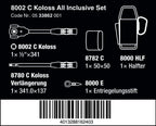 W05133862001 8002 C Koloss All Inclusive Set with 1/2" Drive, 5Piece