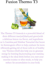 Fuxion Thermo T3-Fast, Healthier,Nutritional Thermogenic Supplement w. 3 Kind of Tea Extract,Premium Fat Burning Acetyl L-carnitine,& More,Increase Stamina-5 Pouches of 28 Sachets