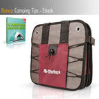 Starling's Car Trunk Organizer - Durable Storage SUV Cargo Organizer Adjustable, Bordeaux