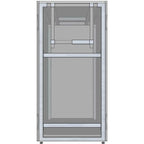 Universal 18-Inch Ready To Finish BBQ Island Appliance And StoraCabinet