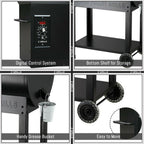 ZPG-7002B Pellet Grill BBQ Smoker Digital Control with Smart Probe