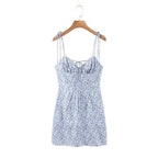 vintage floral mini dress