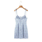 vintage floral mini dress