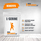 BulkSupplements.com L-Serine Powder - Brain Supplement - Memory Supplements - Amino Acid Supplement (5 Kilograms - 11 lbs)