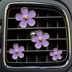 Small Daisy Flower Car Air Outlet Perfume Decorative Clip Car Accessories For Women