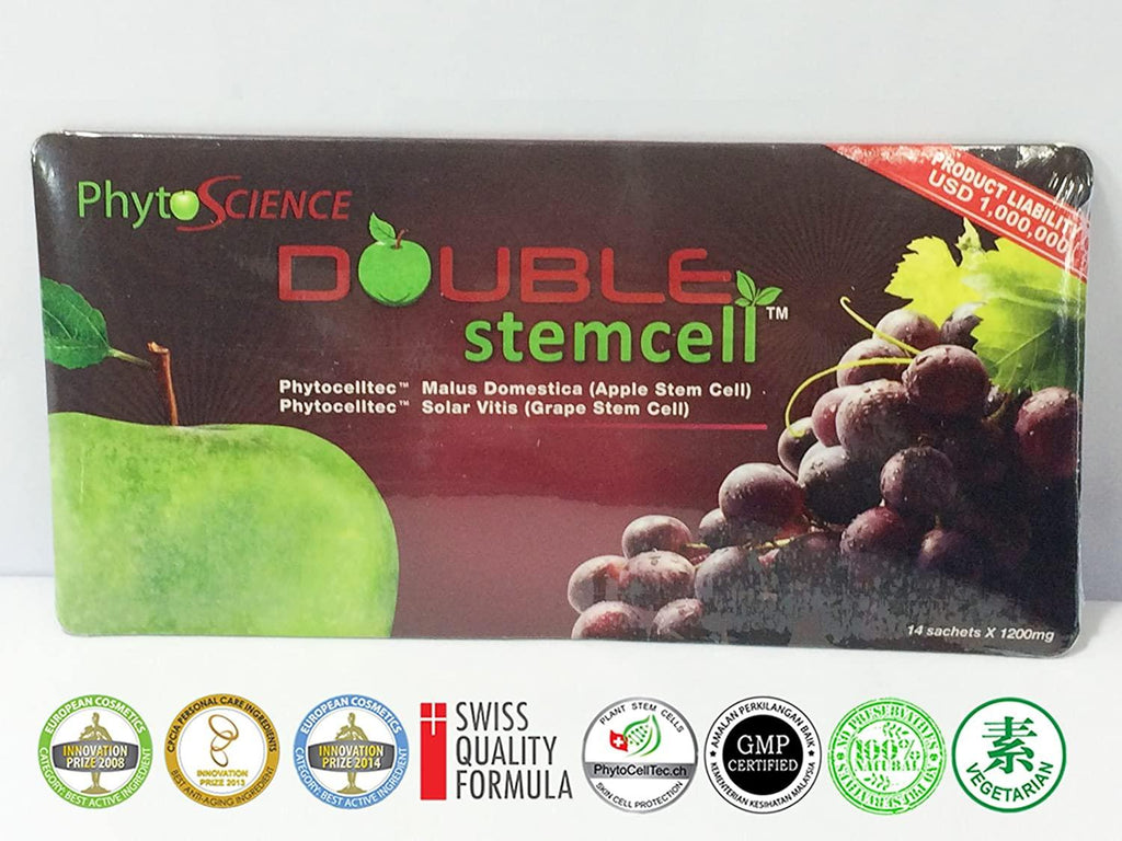60 Pack PhytoScience Double Stemcell Anti Aging Antioxidant Product EXP05/2020 (14 Sachets per pack)