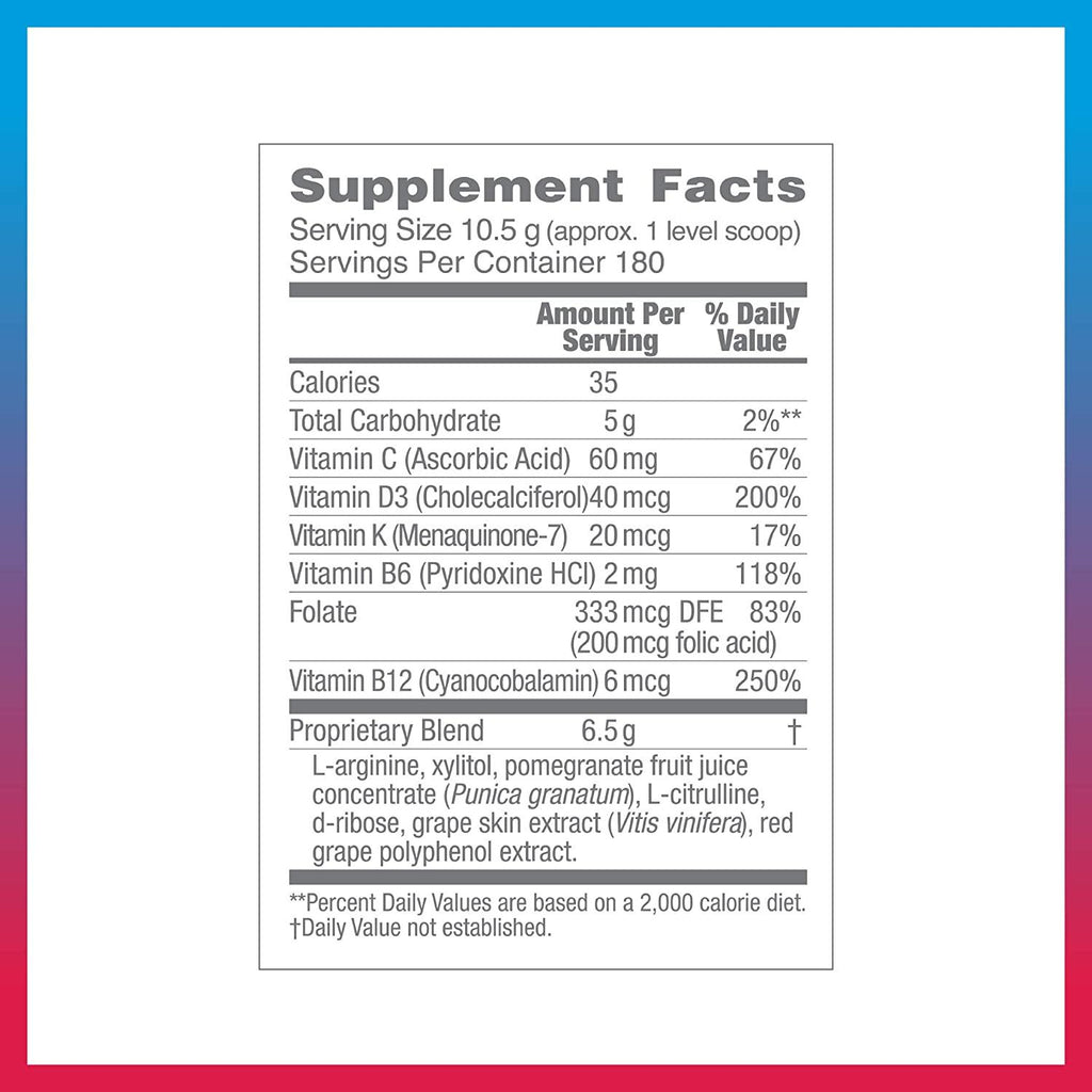 Synergy ProArgi-9 Plus L-Arginine Complexer Dietary Supplement - Mixed Berry Jumbo - 66.7 Oz