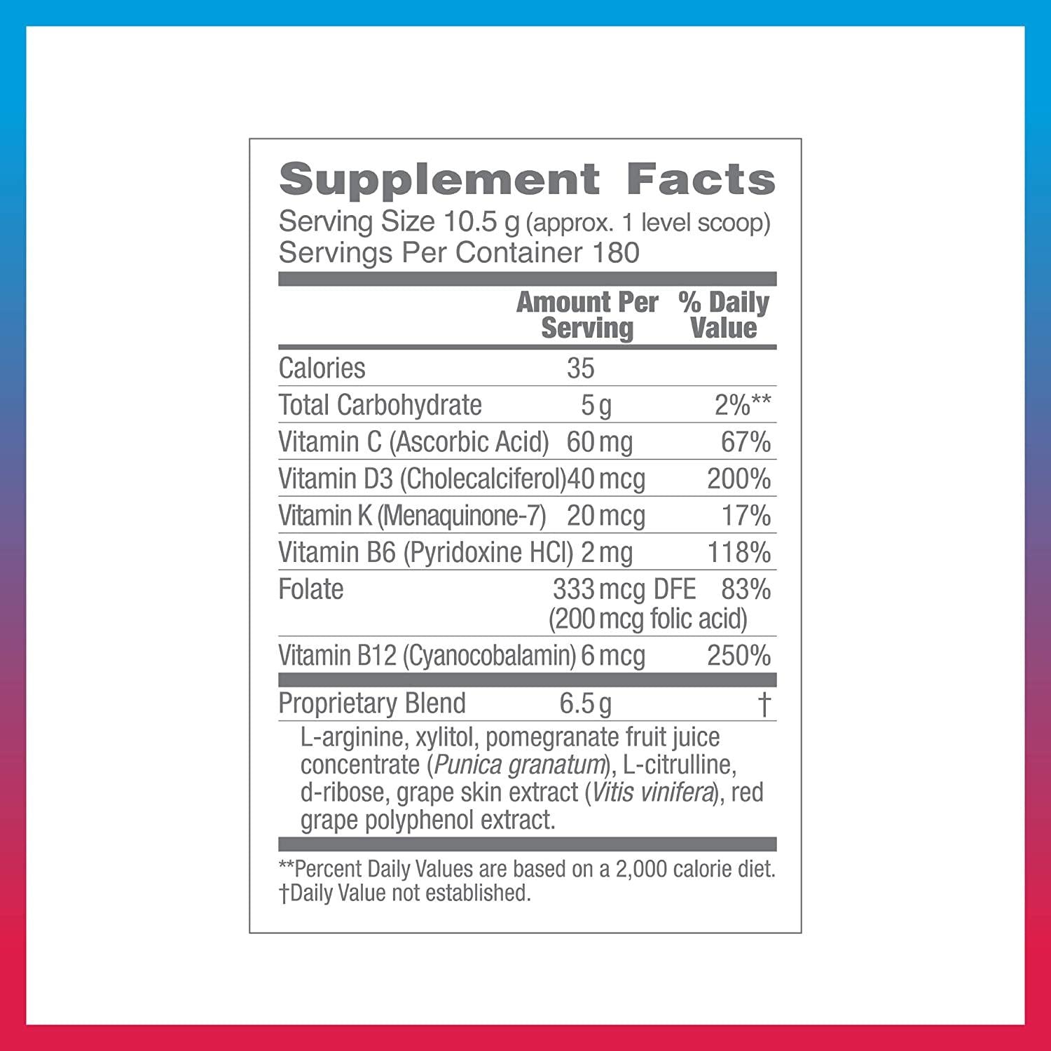 Synergy ProArgi-9 Plus L-Arginine Complexer Dietary Supplement - Mixed Berry Jumbo - 66.7 Oz