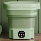 8L Foldable Mini Washing Machine: Fully Automatic Portable &amp; Compact For Baby &amp; Toddler Clothes, Underwear, Panties &amp; Socks!