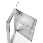 18 in.  Steel BBQ Grill Single Access Door Panel