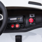 BENZ GT Electric Car LZ-920 Dual Drive Ride On Car With 2 Battery, Remote Control, 2.4G Radio Parental Control Opening Doors, Gift for Kids Boys Girls-White