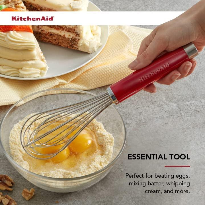 KitchenAid Gourmet Utility Whisk, 10.5-Inch, Red