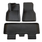 3pcs For Model Y Accsessories  XPE Premium All Weather Anti-Slip Waterproof Floor Mats Fit For Tesla Model Y Model 3