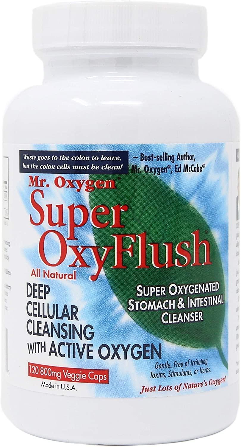 SUPEROxyFlush® Unleashed! Absolute TOP Best Colon Cleanser! 120 Caps (Four Pack)