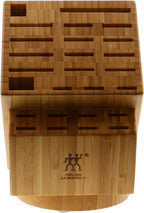 Zwilling J.A. Henckels 26-Slot Bamboo Swivel Knife Block