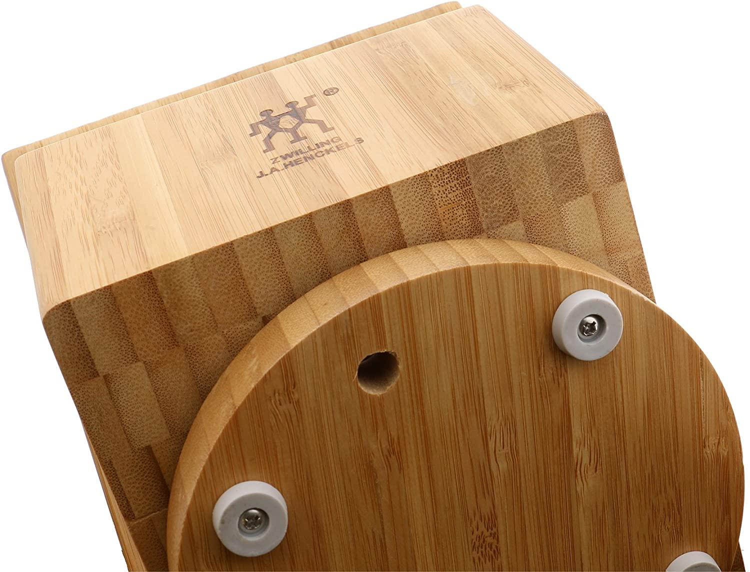 Zwilling J.A. Henckels 26-Slot Bamboo Swivel Knife Block