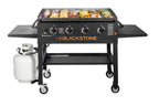 4-Burner 36" Griddle CooStation with Side Shelves