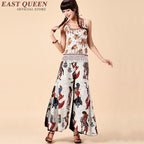traditional boho wide leg pants