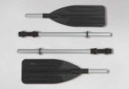 Seahawk 4 Inflatable 4 Person Boat Raft Set with Oars &amp; Air Pump (3 Pack)