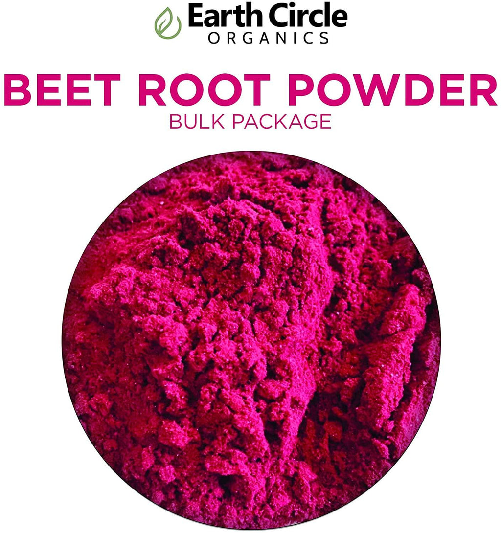 Earth Circle Organics Bulk Beet Root Powder - 44 lbs - Superfood Nitric Oxide Supplement | Boost Stamina and Increases Energy - Gluten Free