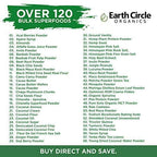 Earth Circle Organics Bulk Beet Root Powder - 44 lbs - Superfood Nitric Oxide Supplement | Boost Stamina and Increases Energy - Gluten Free