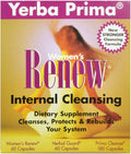Yerba Prima Women's Renew Internal Cleansing, 60 capsules each of Renew, herbal Guard and 180 Capsules of Prima Cleanse (Pack of 12)