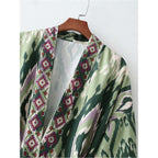 floral long kimono