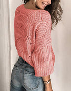 Fashion casual solid color sweater TN48