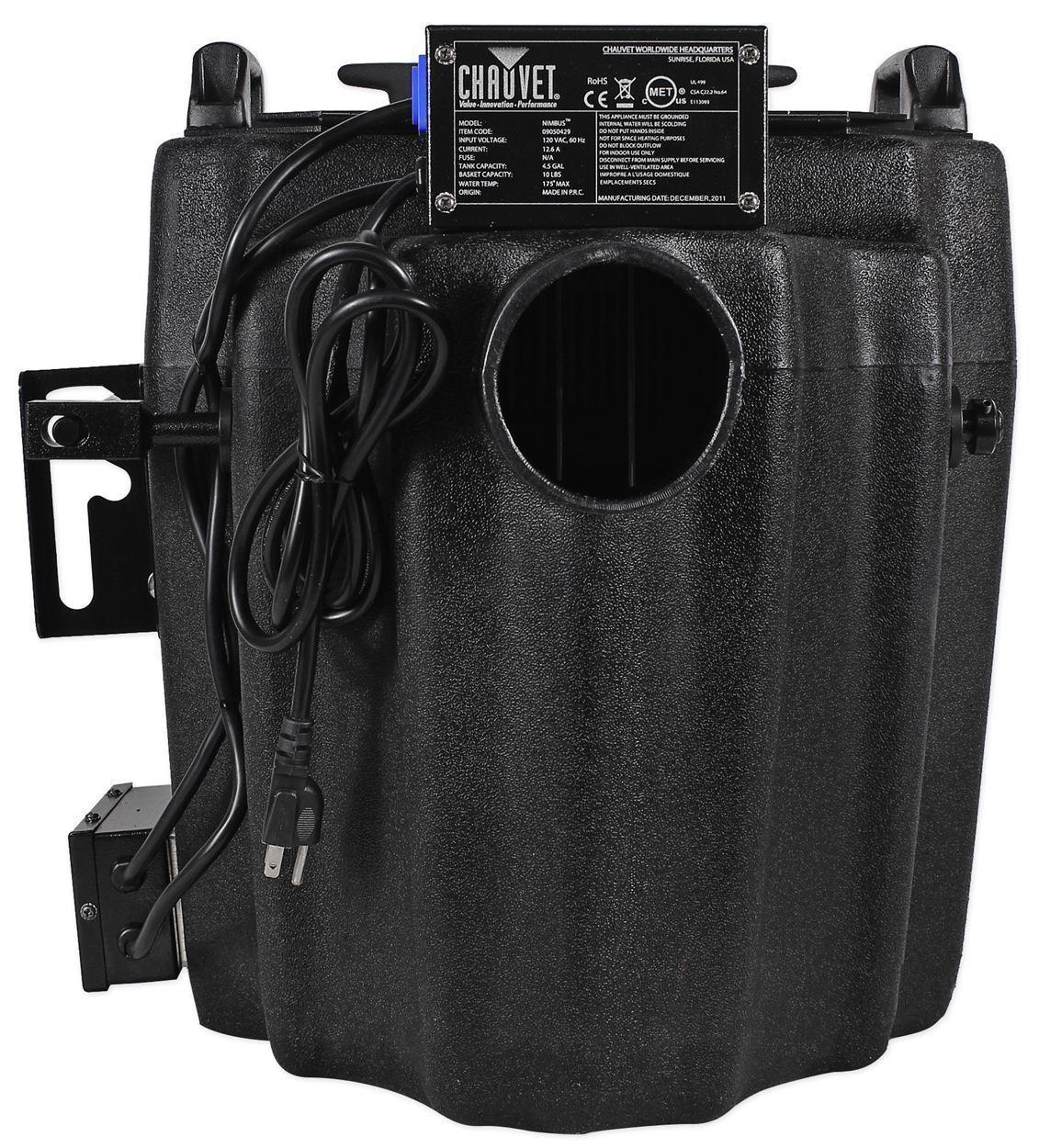 Chauvet DJ Nimbus Pro Plug/Play Dry Ice Fog Machine+DJ Facade+LED Fogger+Fluid