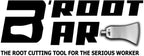 B'ROOT BAR - Root Cutting Tool, Digging Tool, Vertical Axe, 72- Inch